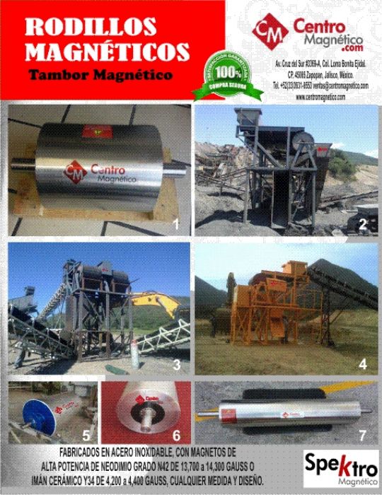 RODILLO MAGNETICO - TAMBOR MAGNETICO